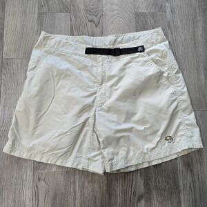 Mountain Hardwear Hiking Shorts Tan Beige With Belt Men's Size 38 Gorpcore